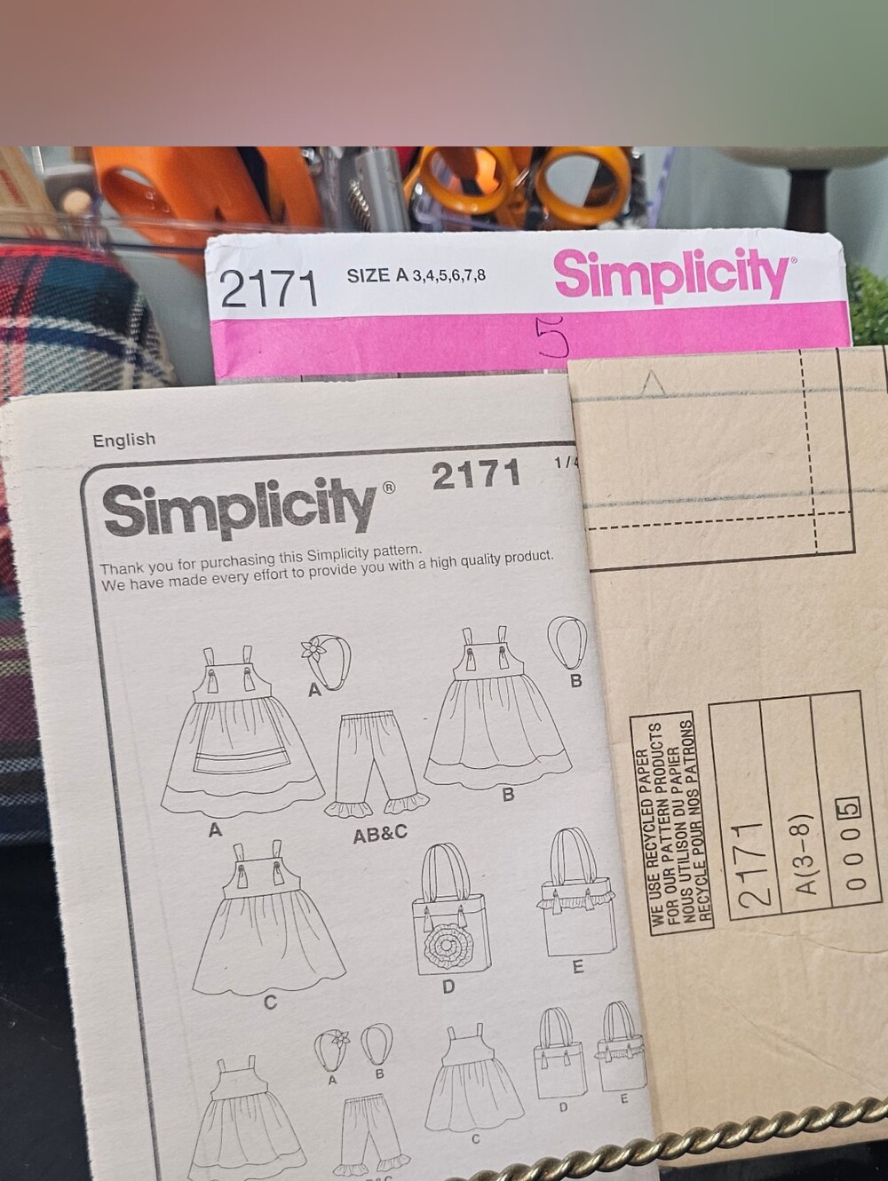 Simplicity Sewing Pattern 2171 - Picture 2 of 4